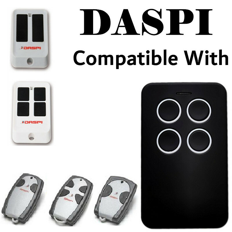 DASPI – télécommande de remplacement Happy 2, 4 canaux, ouvre-porte 433.92mhz