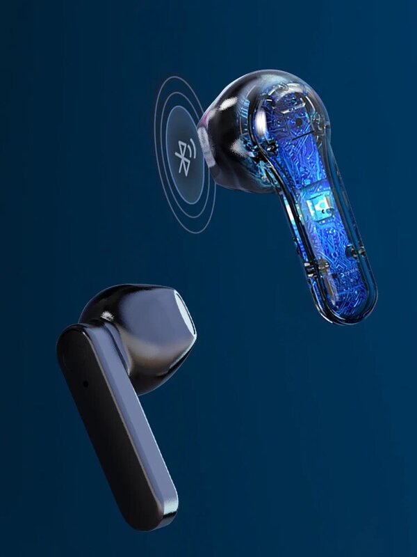 Auriculares TWS con Bluetooth y pantalla Led, cascos inalámbricos con micrófono y Control táctil, impermeables, reducción de ruido
