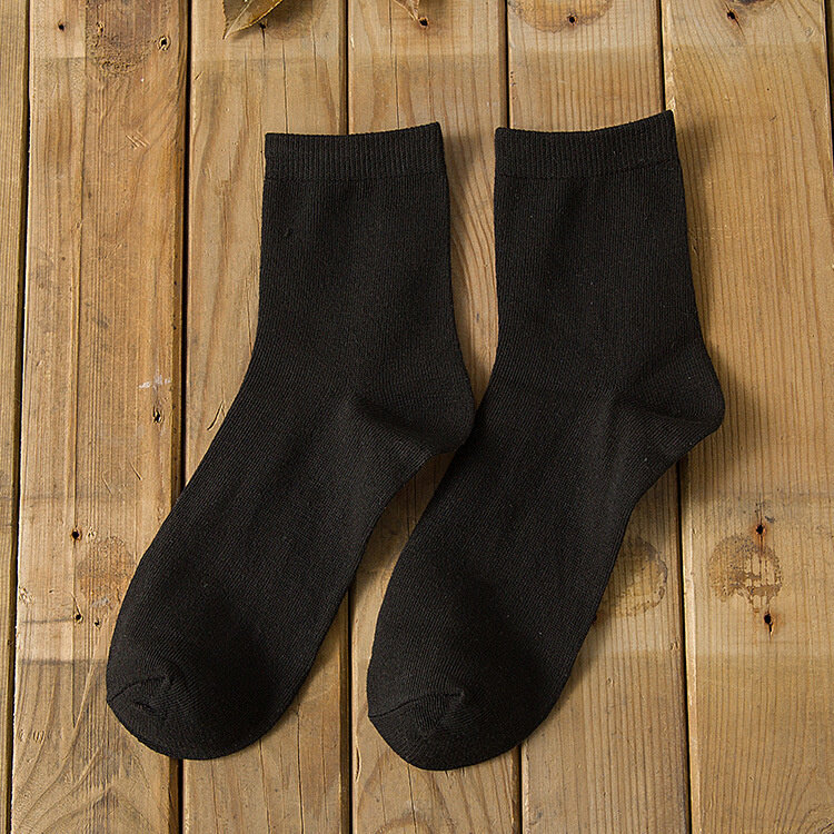 Носки мужские и женские однотонные носки с изображением корабля средние Носки для прямой трансляции осенние и зимние размеры