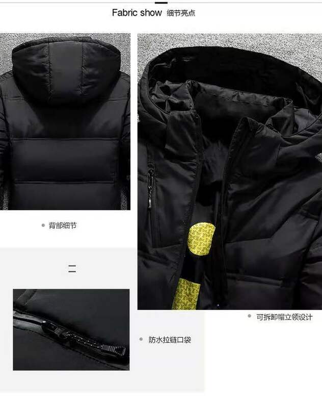 2020 새로운 남성 다운 재킷 겨울 남자/여자 중립 화이트 자켓 후드 자켓 m-4xl
