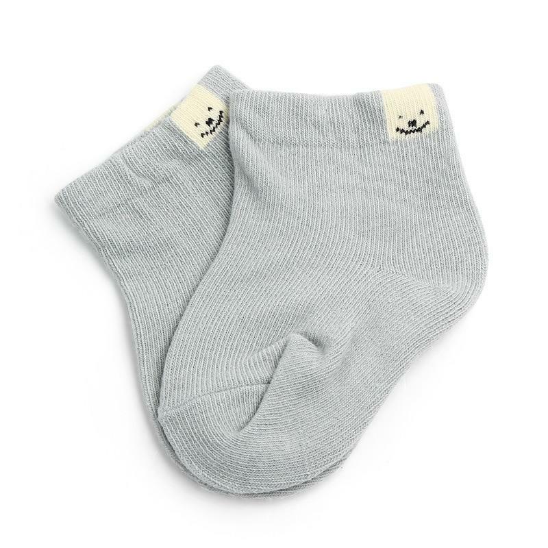 Calcetines de algodón para bebé recién nacido, calcetín Unisex, Color caramelo, novedad, primavera y otoño, 1 par