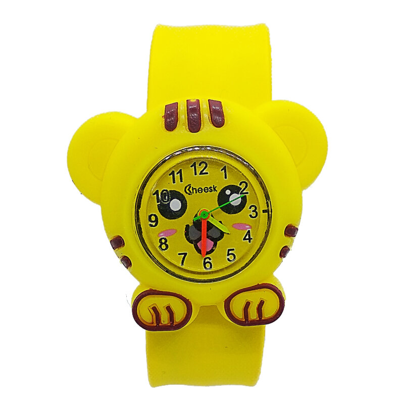 3D dinozaur dzieci Cartoon zegarki pasek silikonowy zegarek Slap wodne zwierząt dzieci zegar kreatywny zegarek kwarcowy prezent urodzinowy