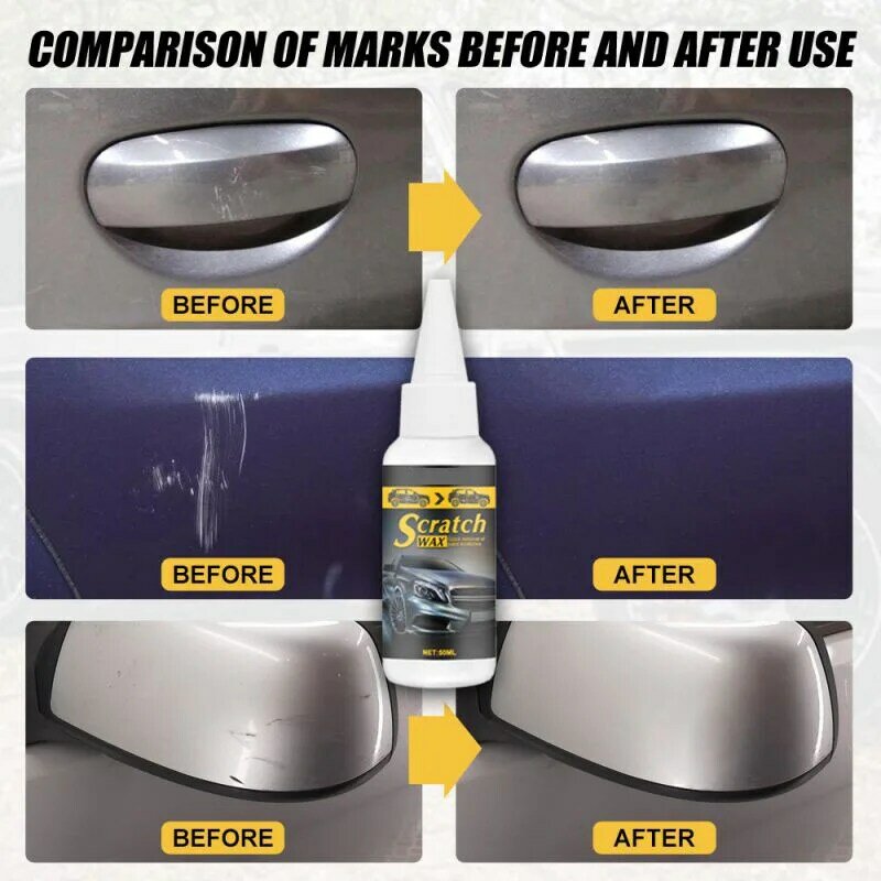 Urządzenie do usuwania zadrapań z samochodu naprawa wosku z gąbką Auto Swirl Remover Anti-Scratch polerowanie ciała związek do pielęgnacji lakieru konserwacja narzędzi