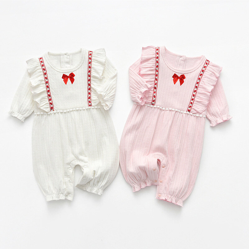 Yg Merk Kinderkleding, Nieuwe Baby Gebreide Een Stuk Kleding In De Lente Van 2021, 0-2 Jaar-Oude Baby Leuke Pasgeboren Kleding