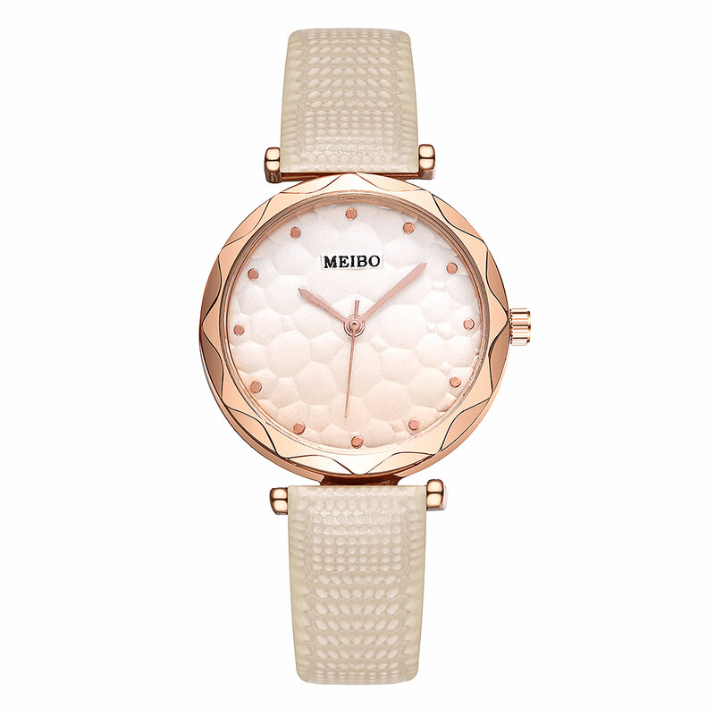 Luxury Ladies Quartz Analog Watches Clock 2020 Women Watch Candy Leather Gradient Color Dial Watch For Women Casual Reloj Mujer