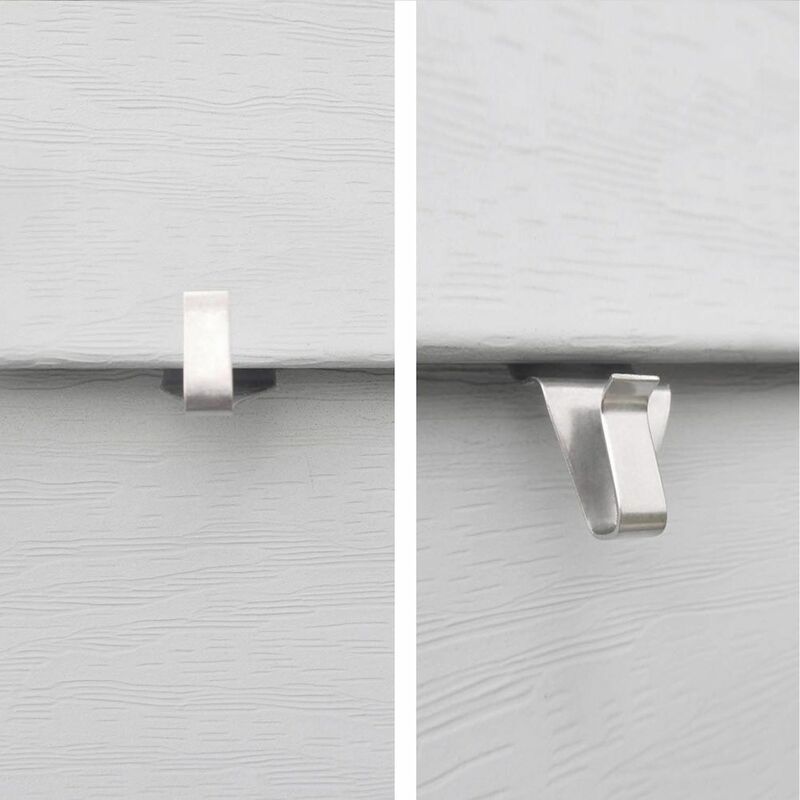 Top Selling 12PC Silver Multi-Purpose Storage Hooks Door Hook Kitchen Tools Accessories Cabinet Clothes Hanger Dropshipping