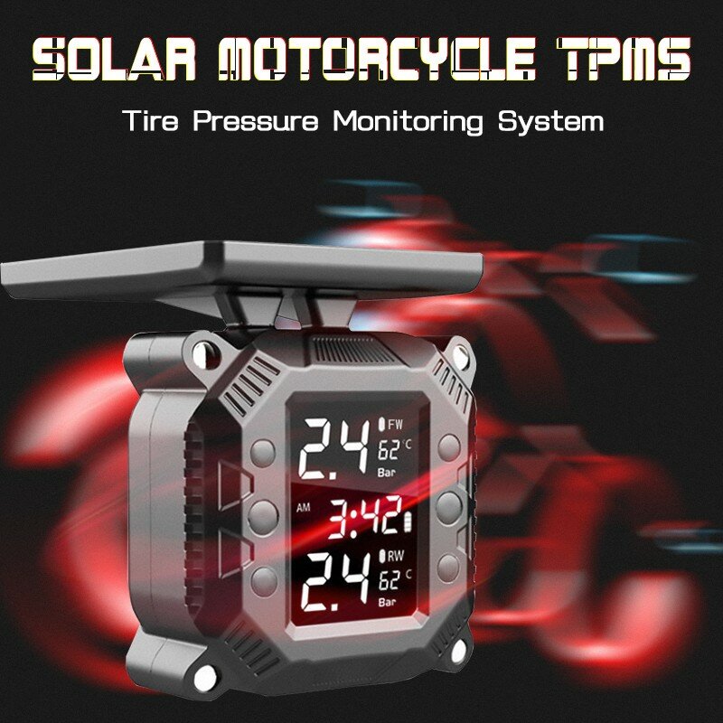 Xe Máy TPMS Moto Hệ Thống Giám Sát Áp Suất Lốp Cho Xe Máy Xe Đạp Xe Máy Xe TMPS Lốp Cảm Biến