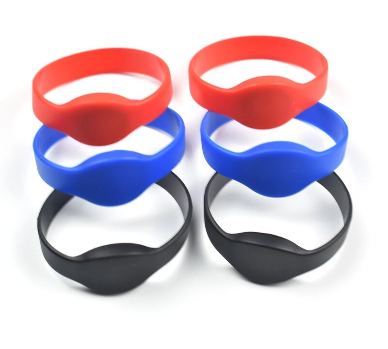 1PCS 13.56MHZ Watch Style Silicone Wristband Read Only Access Control Card Keyfob Waterproof  Fast Shipping