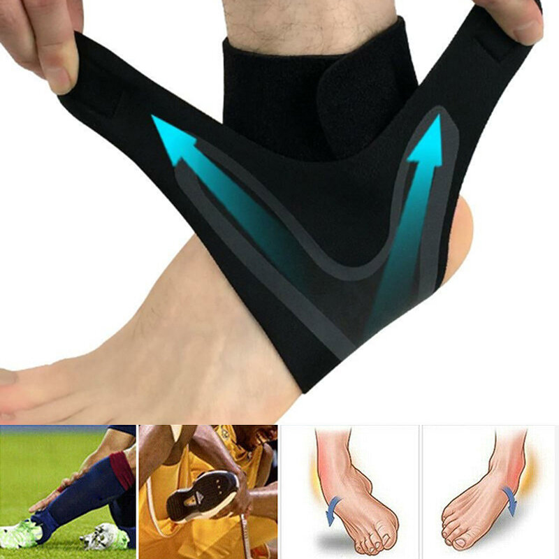 กีฬาข้อเท้าสายคล้องข้อเท้าป้องกันข้อเท้าป้องกัน Sprain ข้อเท้าฟุตบอลบาสเกตบอลฟุตบอลกีฬาข้อเ...