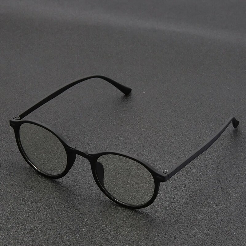 Anti Blue Light Round Glasses Frame Women Men Vintage Clear Lens Spectacles Frames Fashion Matte Black Retro Optial Eyewear