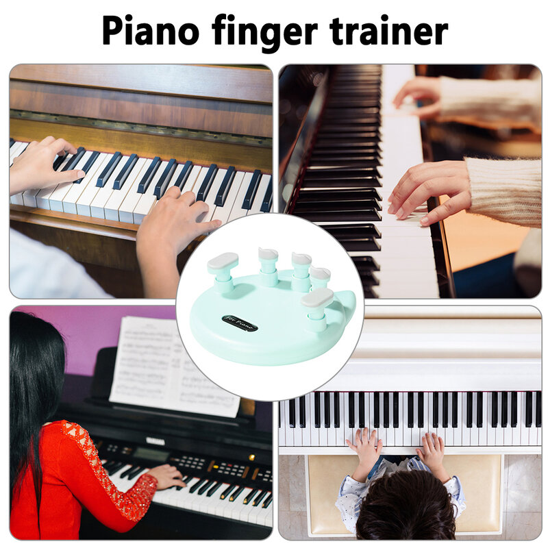 Scarpe da ginnastica per pianoforte dita per pianoforte strumenti per l'allenamento della forza correttore per le dita cuscinetti per le dita morbidi e confortevoli regali per tastiera per pianoforte