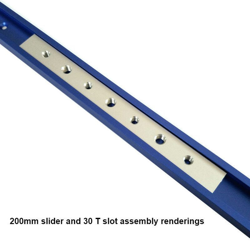 Aluminium M6/M8 T Track Slot Slider Sliding Bar T Slot Moer Voor 30/45 Type T-Track Jigs schroef Slot Sluiting Houtbewerking Tool