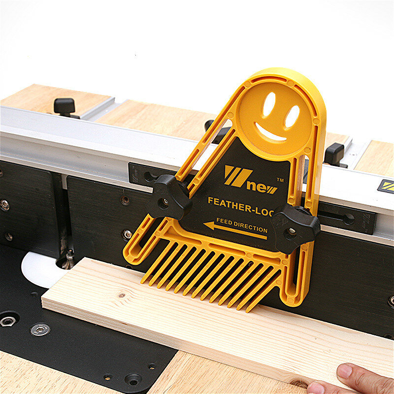 Wielofunkcyjny zestaw piór Loc Board Double Featherboards wskaźnik kątowy Slot piła do obróbki drewna stół DIY narzędzia bezpieczeństwa