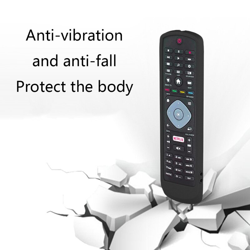 Dustproof Soft Silicone Case Remote Control Protective Cover for SMART TV NETFLIX TV Remote Control