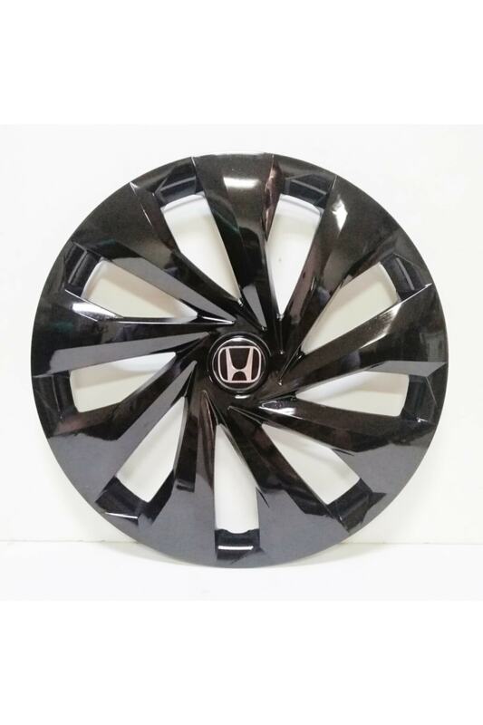 Emblema copriruota 15 pollici nero Honda Piano 4 pezzi regalo oto220