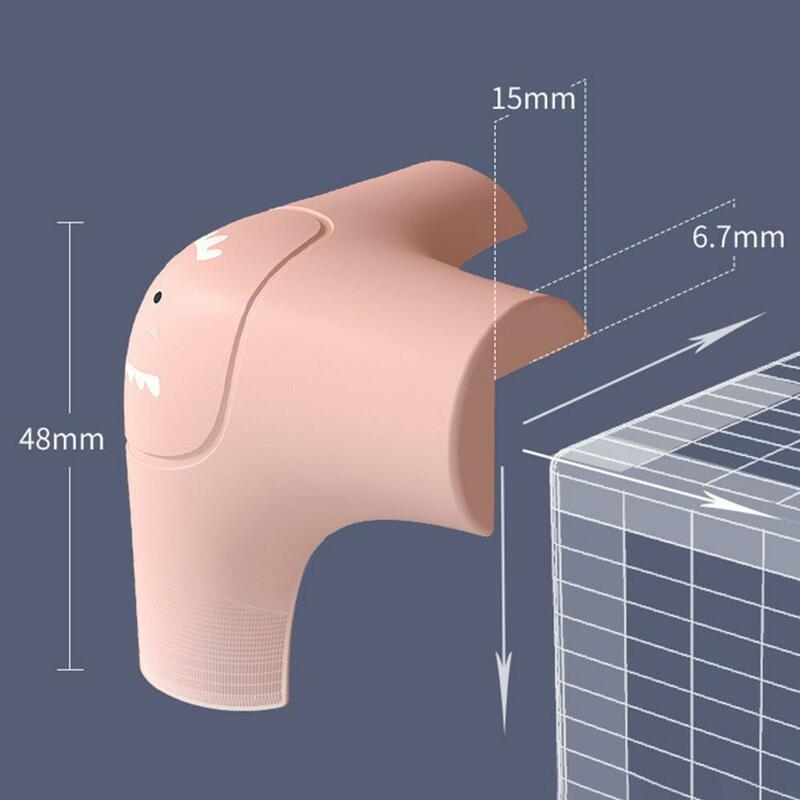 Cartoon Three-Sided Silicone Anti-Collision Safety Corner Desk Protection Cover