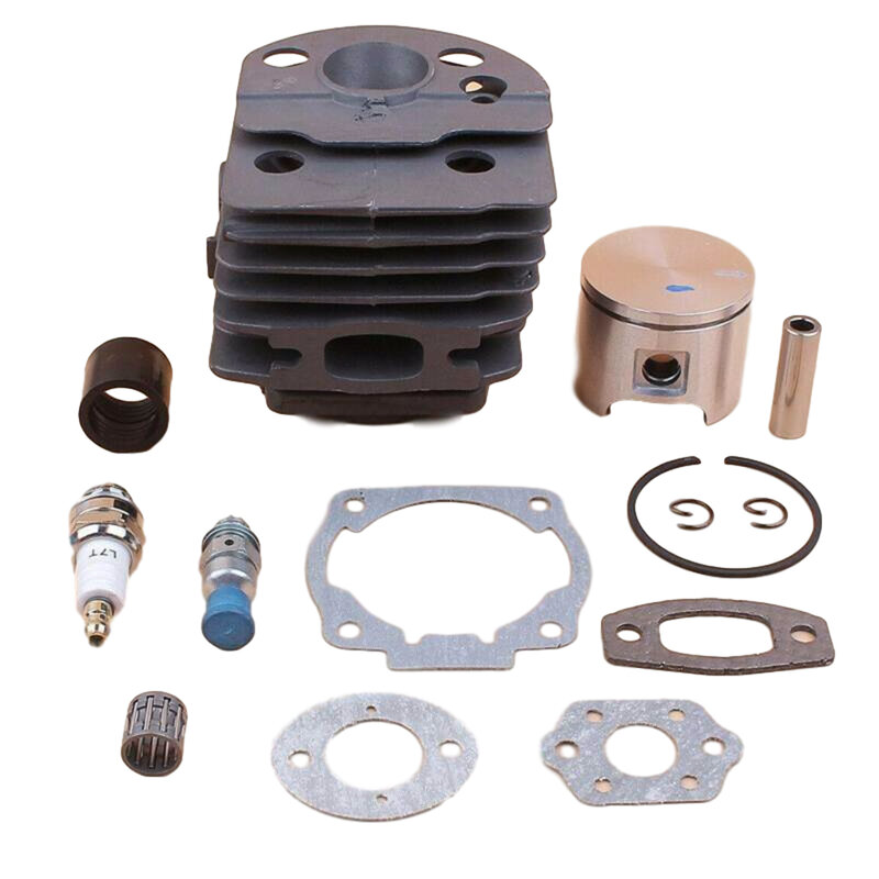 Kit de pistón de cilindro, piezas de accesorios de motosierra para Husqvarna 50, 51, 55, Rancher, Nikasil, 46mm