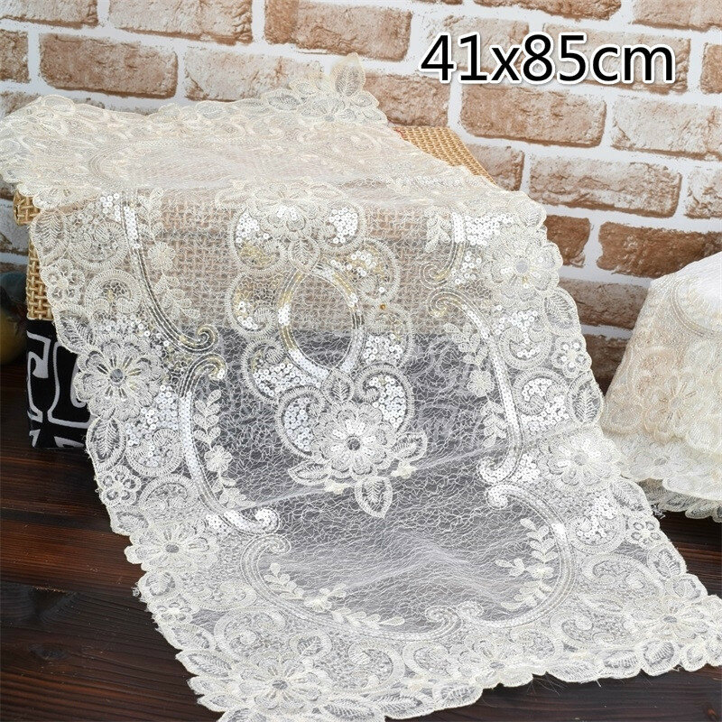 Paillette Tablecloth Table Runner Tea Tray Bedside Cupboard Microwave Oven Multipurpose Cover A Piece Of Cloth Covering Cloth