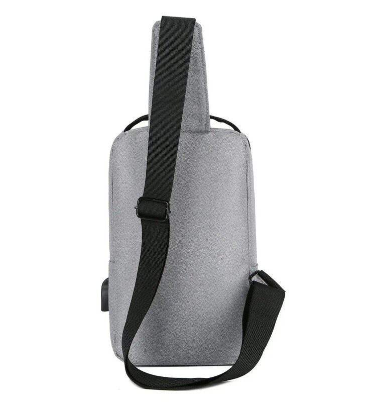 Sacs à bandoulière avec chargeur USB pour hommes, sac à bandoulière polyvalent pour hommes, cyclisme, sport, voyage, mode