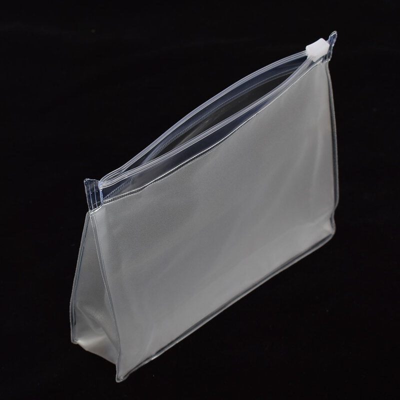 Mini bolsa de almacenamiento de artículos de tocador, transparente, con cremallera, de Pvc, pequeña, organizador de cosméticos