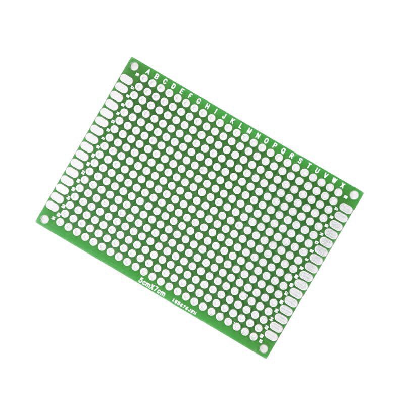 20 pz/lotto 5x7 4x6 3x7 2x8cm prototipo a doppio lato fai da te circuito stampato universale scheda PCB Protoboard per Arduino