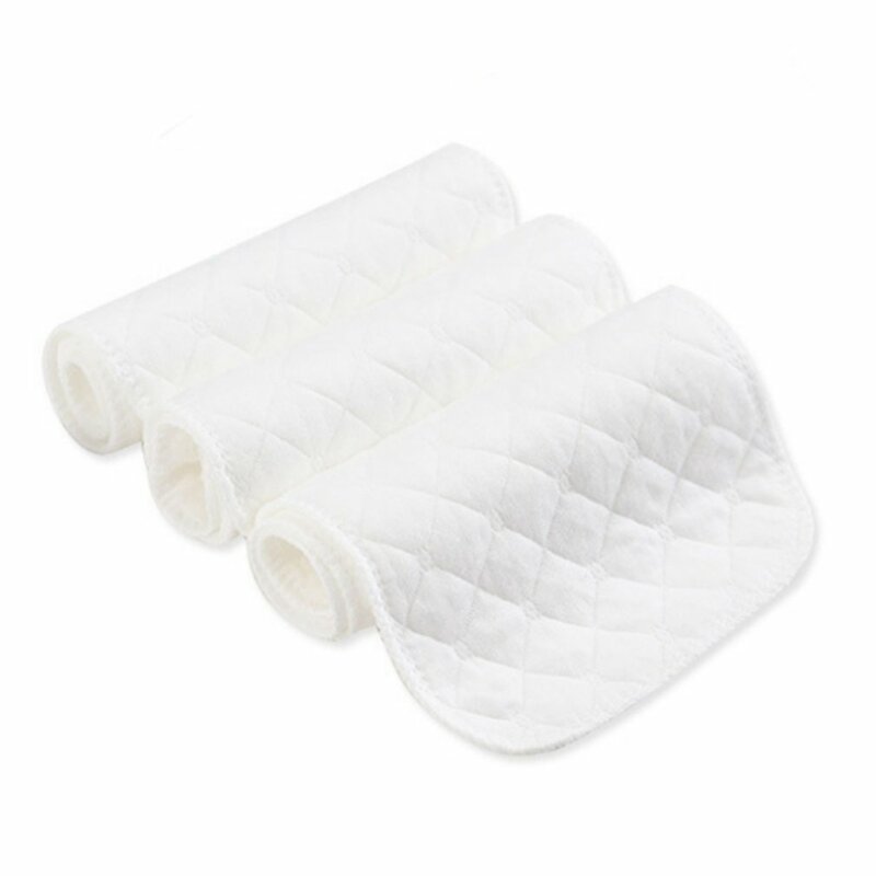 10 Pcs Soft And Breathable Infant Diapers Washable Newborn Changing Pad Comfortable Eco Cotton Diapers