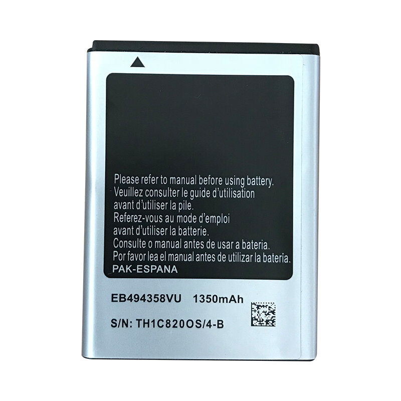 Oryginalny baterii EB494358VU do Samsung Galaxy Ace S5830 S5660 S7250D S5670 i569 I579 GT-S6102 S6818 GT-S5839i 1350mAh