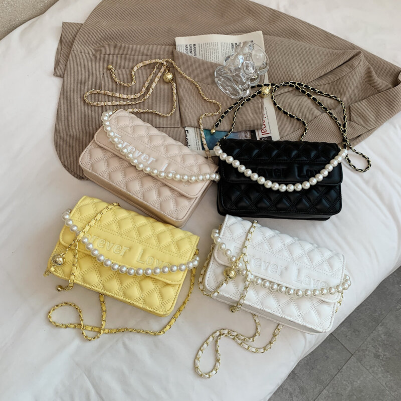 Luxury Handbags Women Flap Bags Designer Female Diamond Lattice Shoulder Bag Sac New Messenger Bags Ladies Crossbody Bag Chains