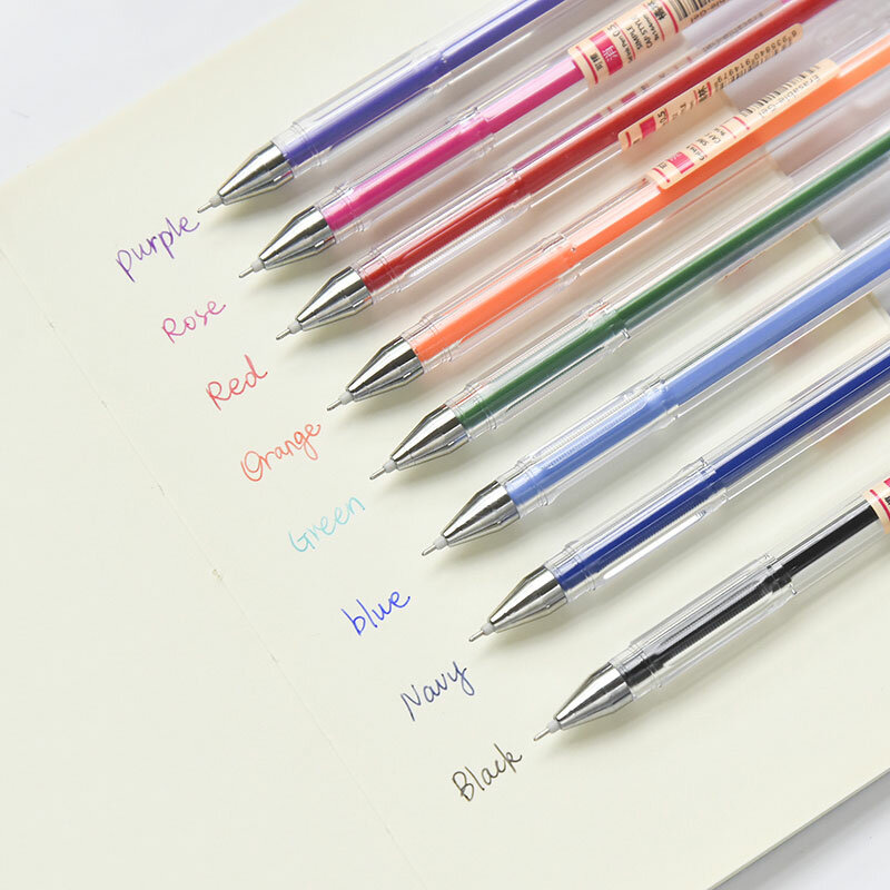8 unids/set 0,5mm pluma borrable colorido de 8 Color creativo Gel borrable bolígrafo herramientas de dibujo herramientas de escritura de la Oficina de la Escuela de papelería