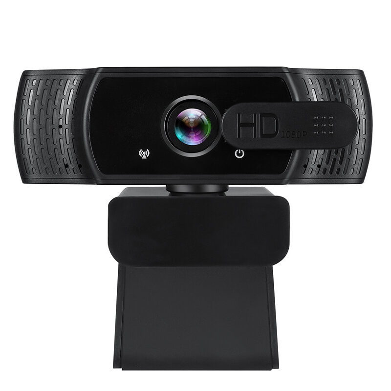 Cámara Web Full HD 1080P con micrófono para PC, cámara giratoria de escritorio para YouTube, transmisión en vivo, videollamada, USB
