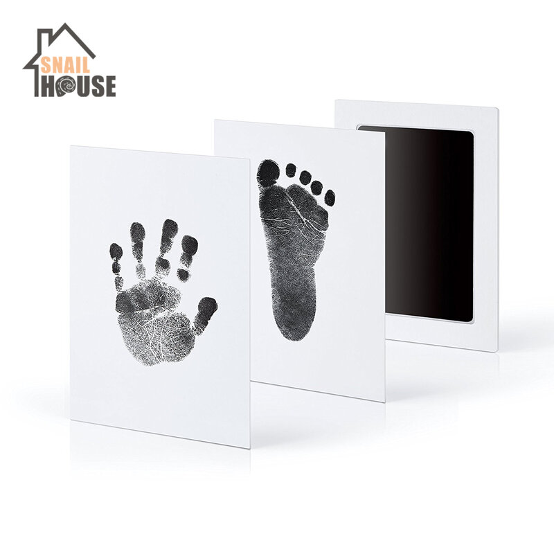 Snailhouse ทารกแรกเกิด Handprint Footprint ปลอดสารพิษ Touch Pad DIY กรอบรูปของที่ระลึกเด็กทารกตกแต่งของเล่น