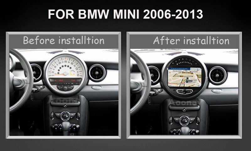 Samochód dla-BMW mini 2006-2013 HD ekran dotykowy GPS film nawigacyjny odtwarzacz audio odtwarzacz multimedialny radio samochodowe GPS jednostka główna