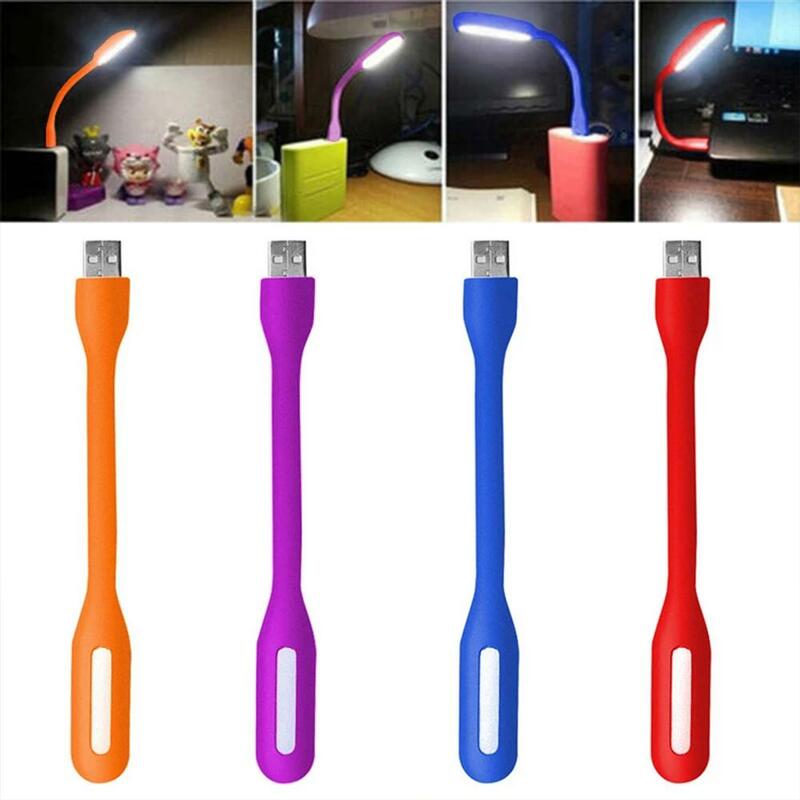 Flexible Usb Light Portable Mini Led Lamp Bendable Laptop Pc Reading Eye Protection Night Light For USB Interface Type