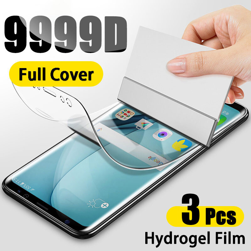 Film de protection d'écran en Hydrogel, couverture complète pour Samsung Galaxy S10 S10E S9 S8 S20 Plus A51 A50 A70 A71 Note 8 9 10