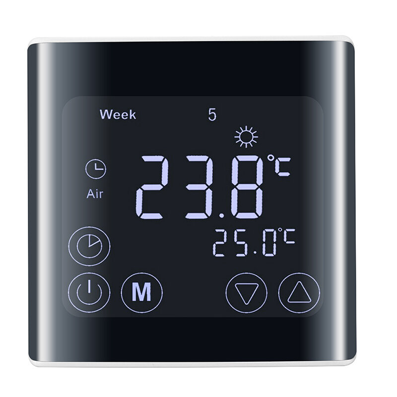 Digital Thermostatsหม้อไอน้ำเครื่องทำความร้อนอุณหภูมิห้องControllerระบบทำความร้อนพื้น