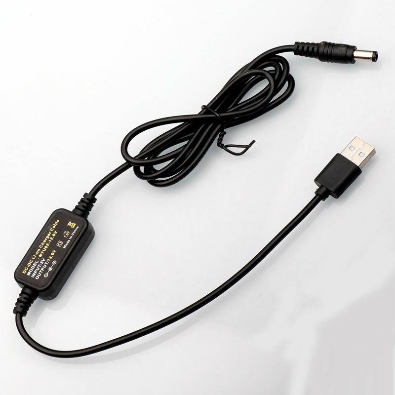USB Dc 5V Ke Dc 8.4V/12.6V Kabel Pengisi Daya Kabel Adaptor Konverter USB 5.5X2.1Mm Steker untuk Kamera Canon, Router,Radiator