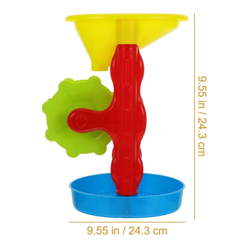 Conjunto de brinquedos p/praia com 6 opções de cores, criativo, durável, para crianças e bebês