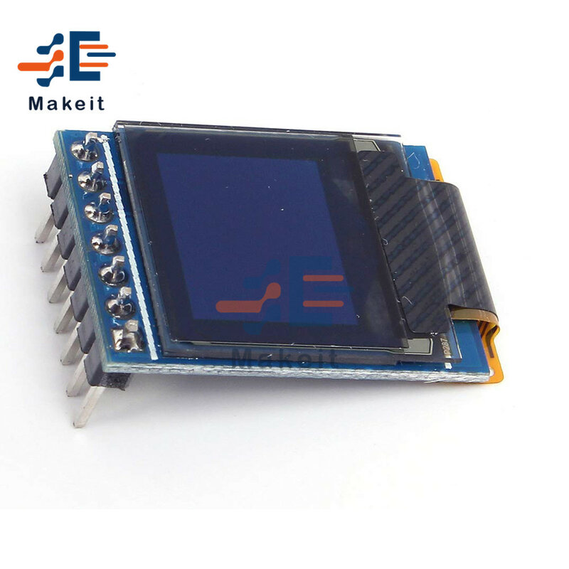 0.66 Cal 0.66 "moduł wyświetlacza OLED 64x48 HD LCD plansza 7 Pin IIC I2C interfejs SPI 3.3-5V AVR STM32 SSD1306 dla Arduino