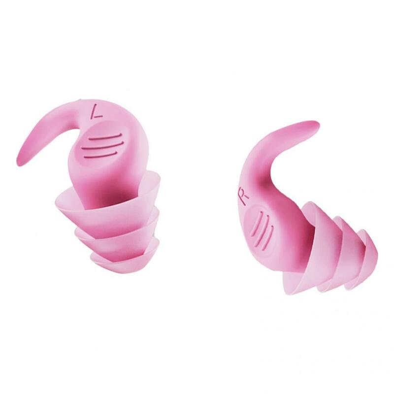 Bouchons d'oreilles en Silicone anti-bruit, 1 paire, bouchons d'oreille utiles, flexibles, stop-bruit, pour dormir