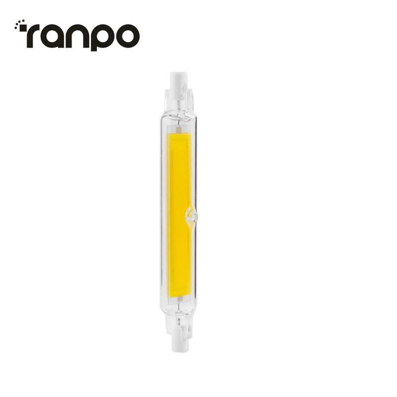 Ampoule LED COB R7S pour projecteur halogène, lumière à intensité réglable, Tube en verre, 118mm, 20W, blanc froid/chaud/naturel, 220V, 110V, Type J