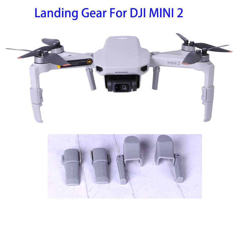 For DJI Mini 2/SE Foldable Heightening Landing Gears Feet Bracket Protector Stand For DJI Mavic Mini 2 Drone Accessories
