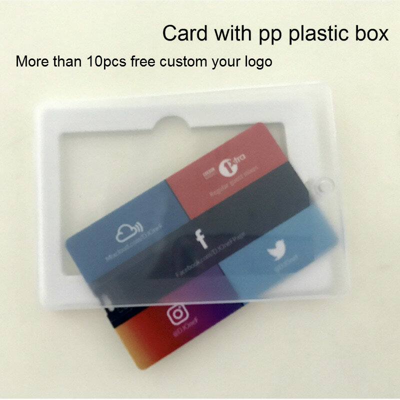 Sac USB le paquet de boîte en plastique PP/le paquet d'étui/le paquet de boîte en fer blanc pour la carte comme cadeau (besoin de commander en plus)