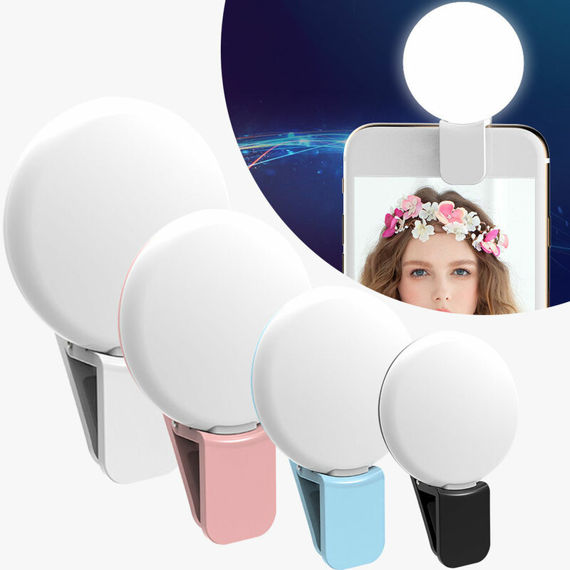 Universal selfie LED ring flash portable phone 36 LED beauty lighting phone camera night dark selfie