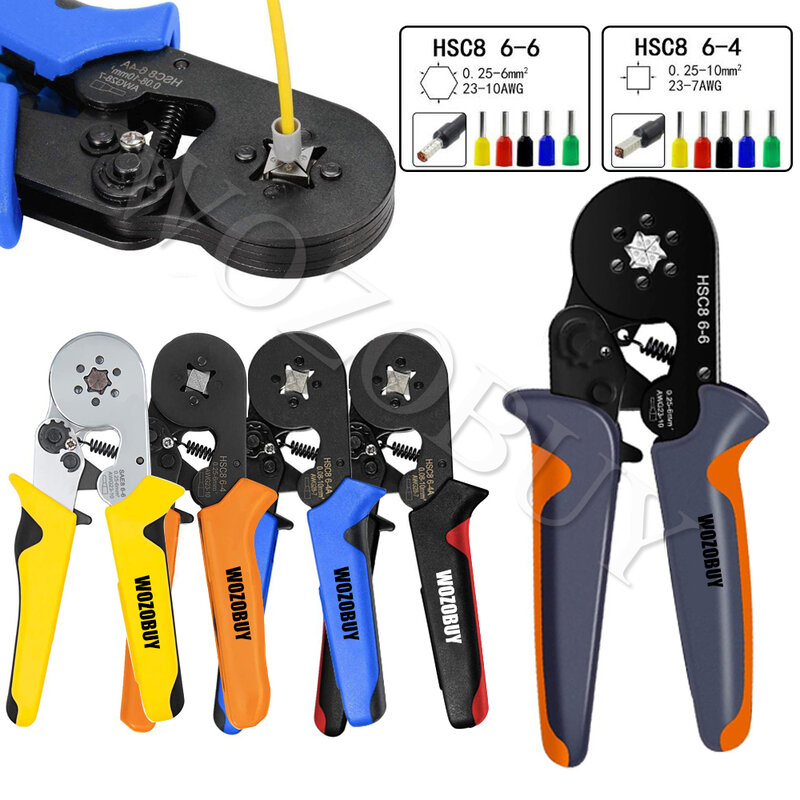 Kit d'outils de sertissage de virole, pince à sertir (AWG 23-10) avec embouts de fil 1200/1800/1900 pièces