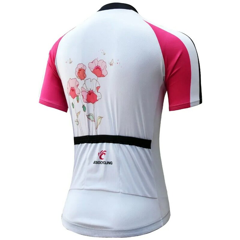 Camiseta de manga corta de ciclismo para mujer, Maillot transpirable de secado rápido para bicicleta de montaña, verano, 2020