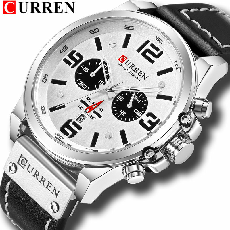 2019 Sport Watch Curren męska oglądać najlepsze marki luksusowe zegarki mody zegarki wodoodporne projektant zegarek kwarcowy mężczyzn 8314