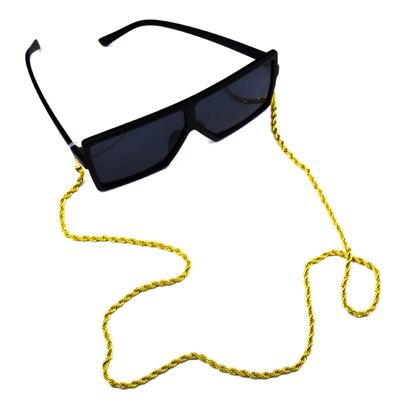 Catena per occhiali da lettura moda per donna occhiali da sole in metallo cordoncini per occhiali cordino per cinturini fermo per occhiali