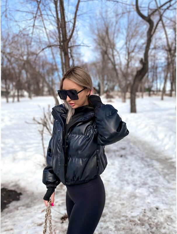 2021 jaqueta de inverno curto moda nova mulher para baixo jaqueta simples design casacos com capuz quente engrossar curto casual para baixo parka