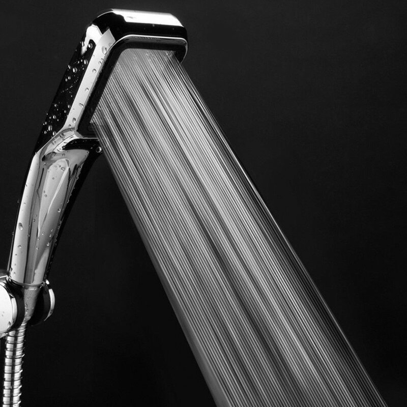300 buracos de alta pressão chuveiro cabeça powerfull boosting spray banho água poupança pressão chuveiro do banheiro chuveiro mão