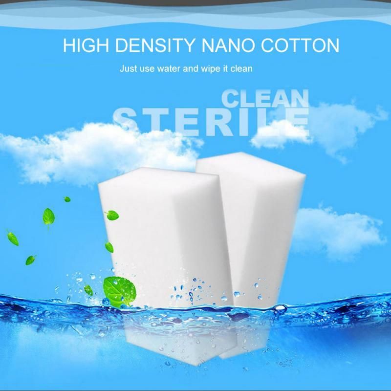 1PCX меламиновая губка для мытья белый спонж стиратель, Меламиновый очиститель, мульти-функциональное Эко-дружественных Кухня Ластик 100*60*20 м...